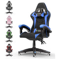 Ergonomic Gaming Chair with Lumbar Cushion + Headrest – Height Adjustable for Girls & Boys