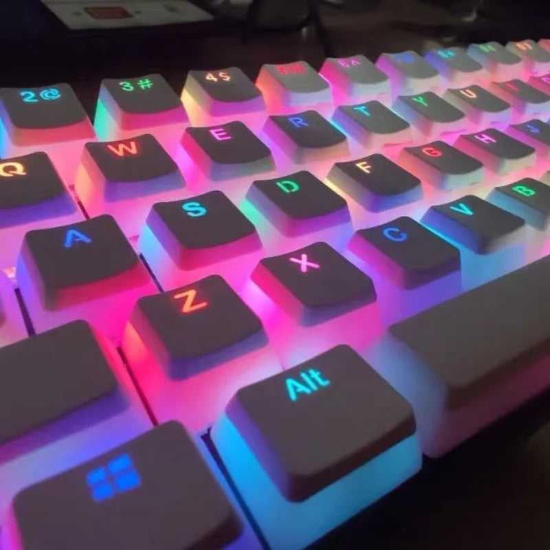 OEM PBT Keycaps – 108-Keys Backlit Set for Cherry MX Switches