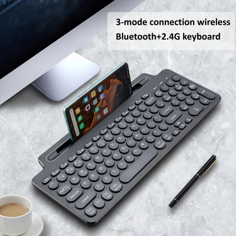 Bluetooth Keyboard & Mouse – Wireless Set for Android, iOS & PC