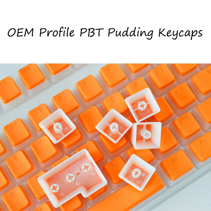 OEM PBT Keycaps – 108-Keys Backlit Set for Cherry MX Switches