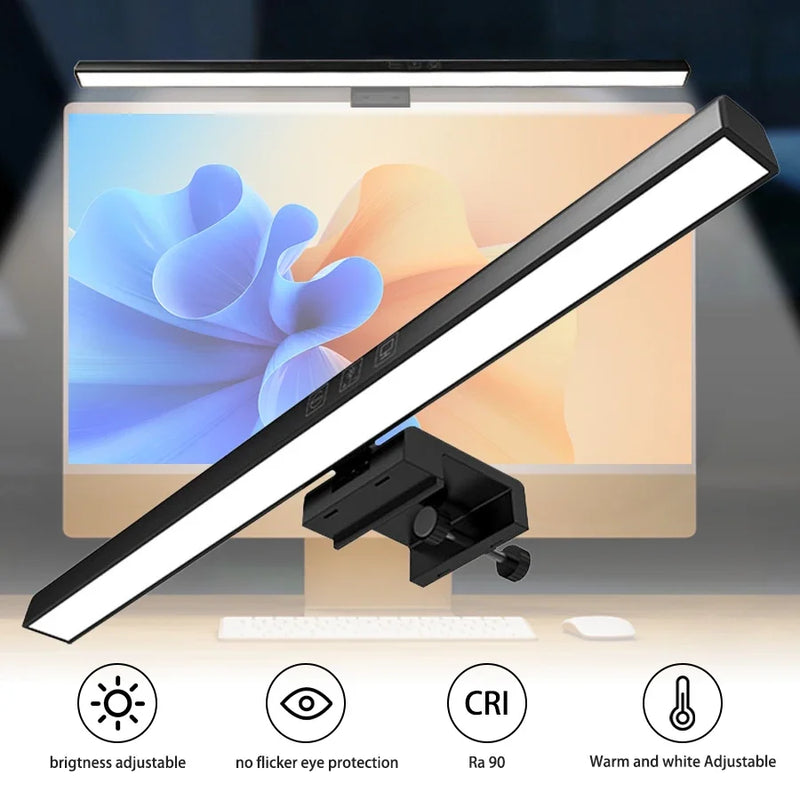 LED Monitor Bar Light – 33cm/50cm Dimmable USB Desk Lamp