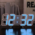 3D LED Digital Wall Clock – Adjustable Night Mode & Modern Room Decor