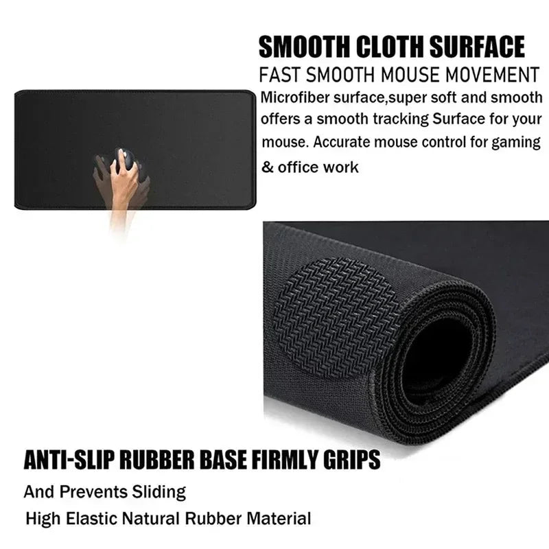 XXL Japanese Katana Mouse Pad – Rubber Anti-slip Gaming Table Mat for Keyboard