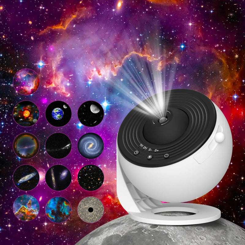 Starry Sky Projector – Night Light, 360° Rotation, Planetarium Lamp for Bedroom