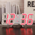 3D LED Digital Wall Clock – Adjustable Night Mode & Modern Room Decor