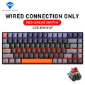 Machenike K500A-B84 – 6-Color Backlit Mechanical Keyboard