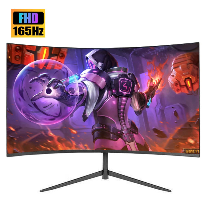 24-inch 1K 165Hz Curved Gaming Monitor – 144Hz, 1MS VA FHD, 300cd/m², Built-in Speaker, DP